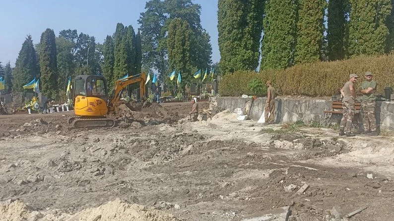 розкопки на кладовищі