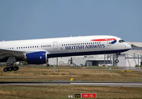 На фото: Літак British Airways
