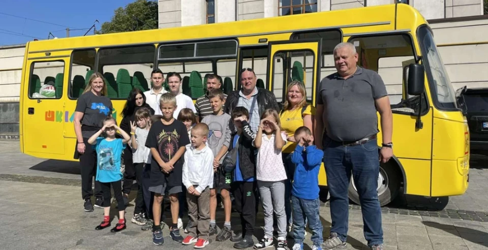 евакуйовані із Запоріжжя діти