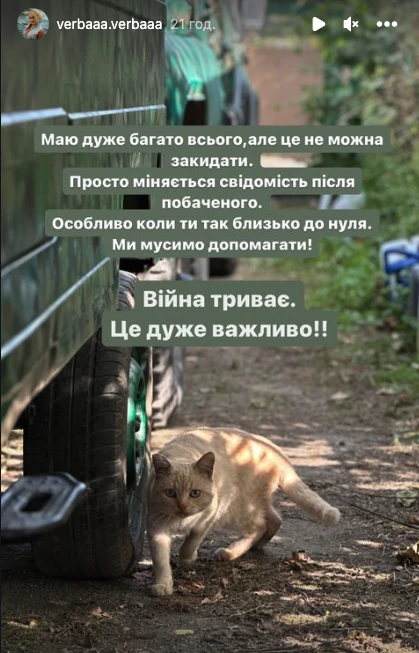 На фото: блогерка Верба пригнала 4 авто для ЗСУ