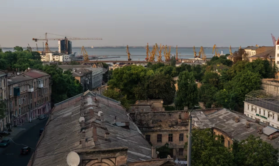 Одеса, вид на порт