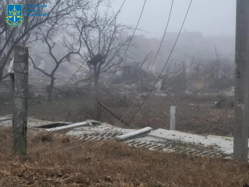 Обстріл Берислава на Херсонщині 14 жовтня