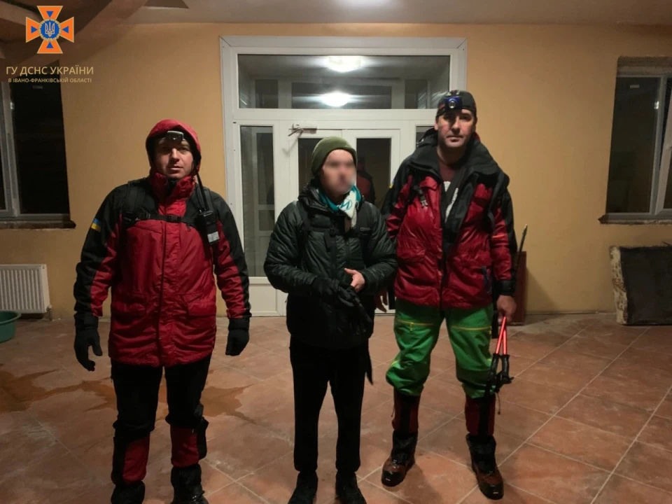 врятований турист