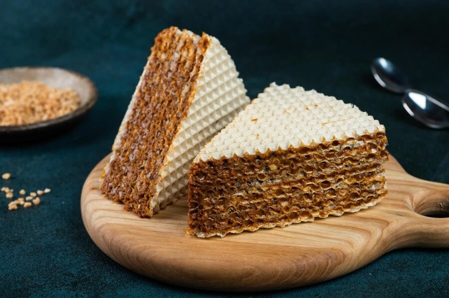 Вафельный торт со сгущенкой — рецепт с фото пошагово + отзывы