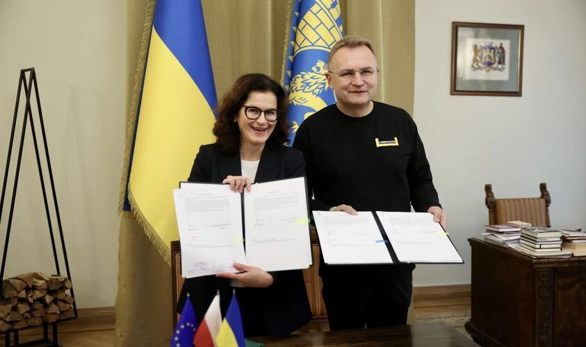 Садовий та Олександра Дулькевич