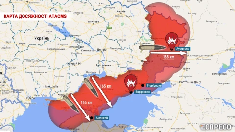 Карта. ATACMS