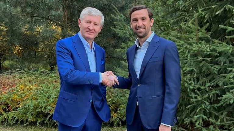 Рінат Ахметов і Даріо Срна