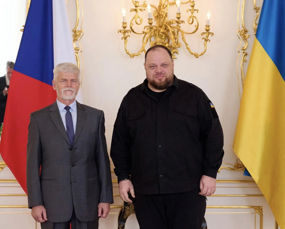 Стефанчук зустрівся з президентом Чехії