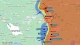 Map of fighting near Bakhmut