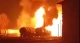 Burning fuel tanks in the temporarily occupied Donetsk, October 31, 2023, image from open sources