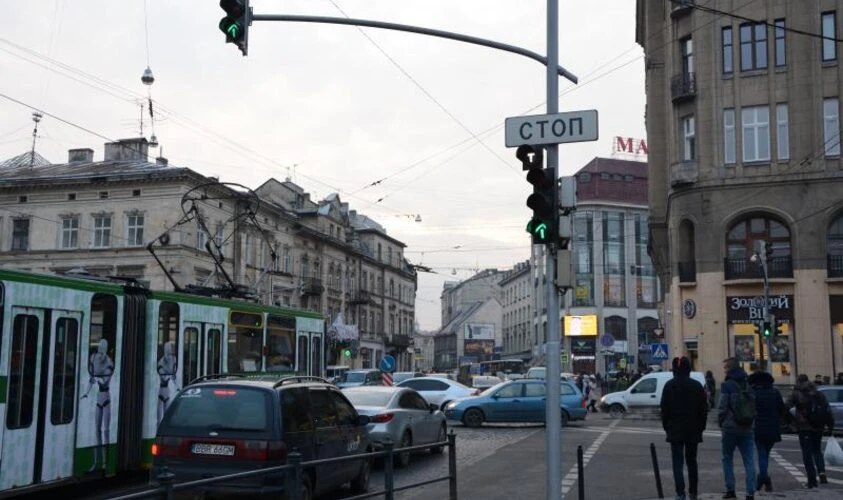 світлофор у Львові
