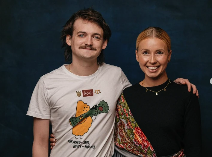На фото: Джек Глісон та Маша Виноградова на Talented U