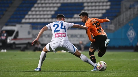 Невертон (праворуч) та Олександр Тимчик, Динамо - Шахтар