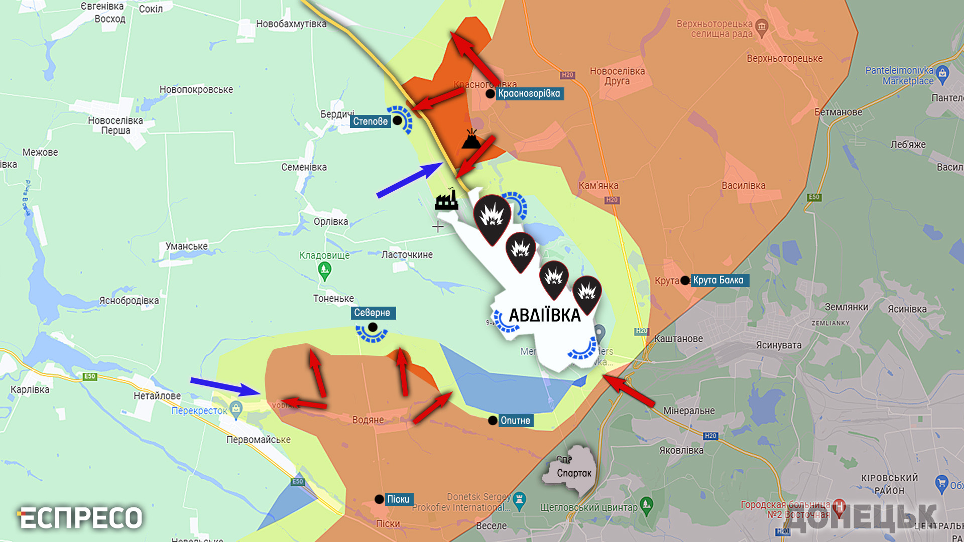 Russia may close ring around Avdiivka — Ukrainian Colonel