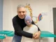 Євген Афінеєвський з героєм майбутнього фільму