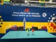 Стіл із прапорцями Тайваню та України