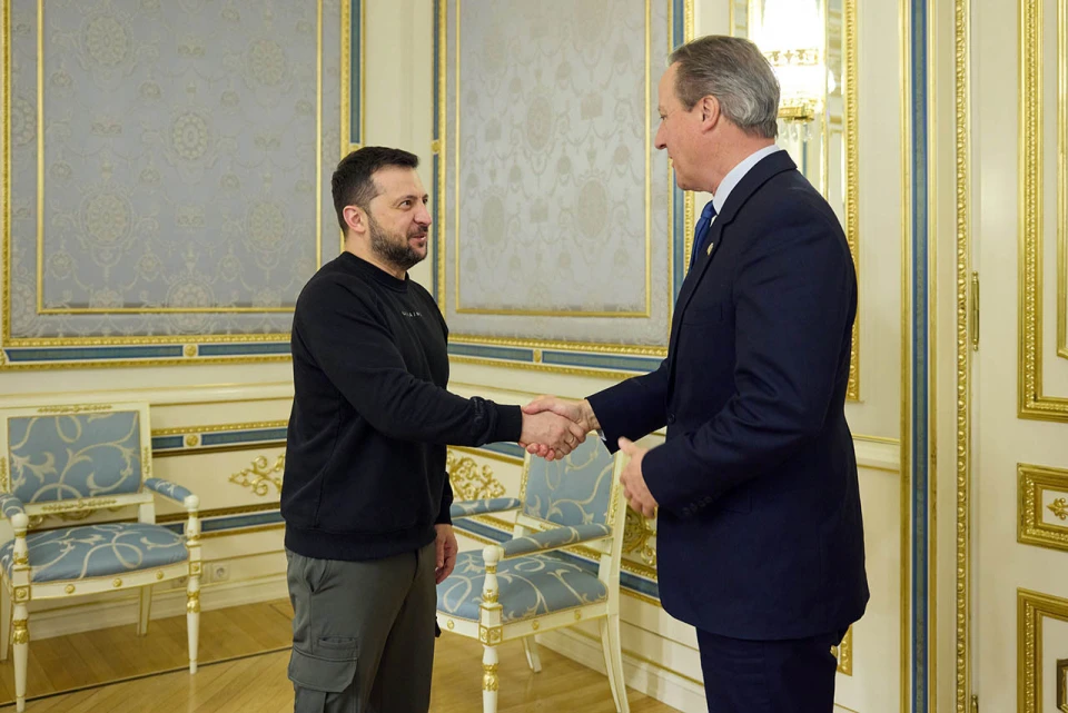 Володимир Зеленський і Девід Камерон