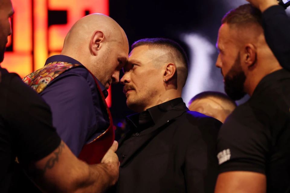Олександр Усик і Тайсон Ф'юрі