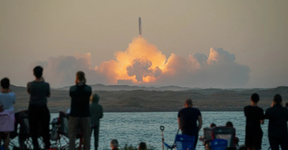 запуск SpaceX Starship