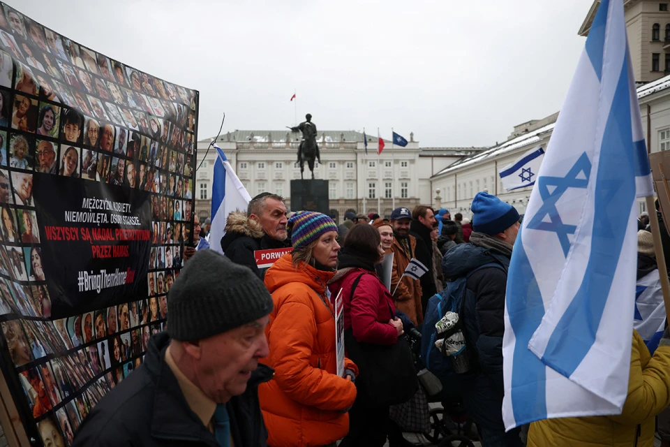 марш на підтримку Ізраїлю у Варшаві
