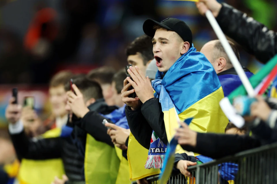 Україна - Італія, фани, вболівальники, фанати