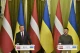 президент Латвії Едгарс Рінкевичс і президент України Володимир Зеленський