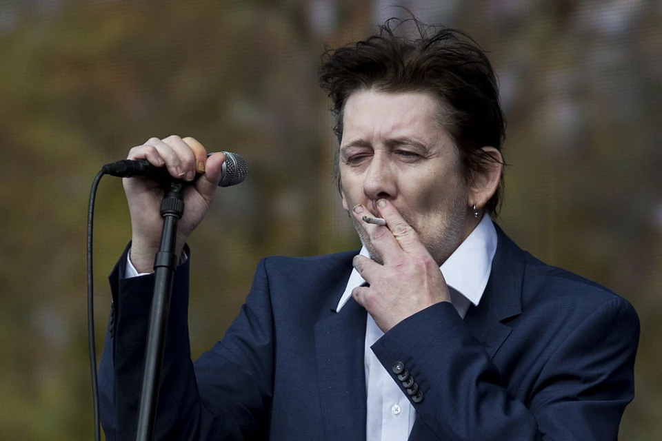На фото: Фронтмен гурту The Pogues Шейн Макґовен
