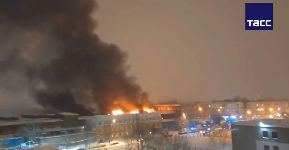 Москва. Росія. Пожежа