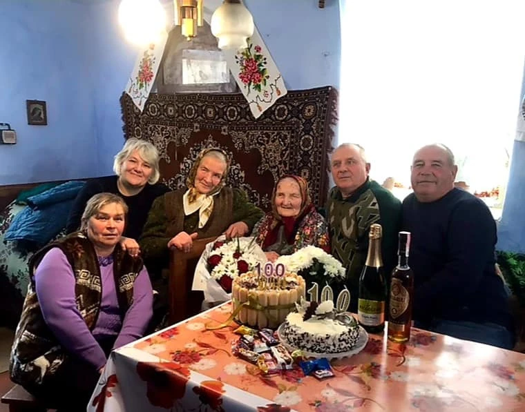 Ярослава Фофуліт з родиною