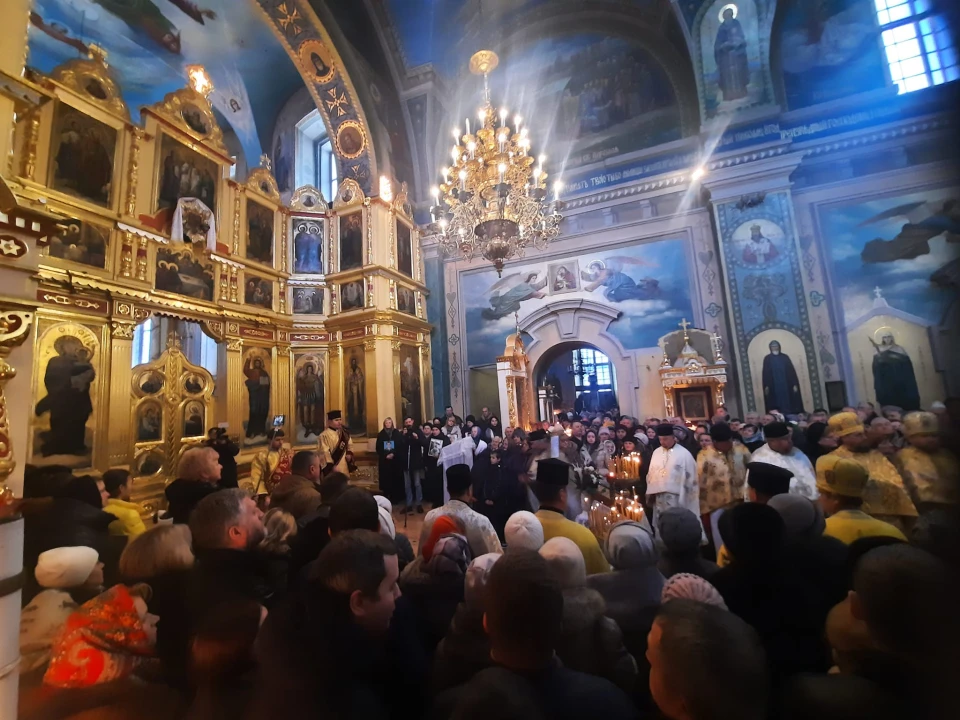 у Миколаївському соборі на Тернопільщині богослужіння провели українською мовою