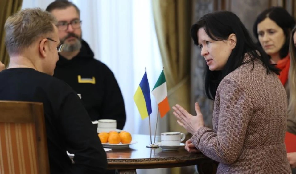 візит до Льова амбасадорки Ірландії в Україні