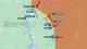 Map of fighting in Kupyansk sector