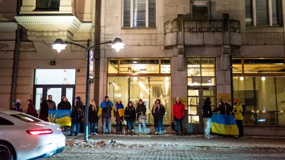 Протест українців у Фінляндії