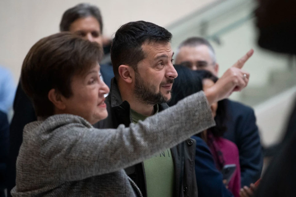Володимир Зеленський та Крісталіна Георгієва