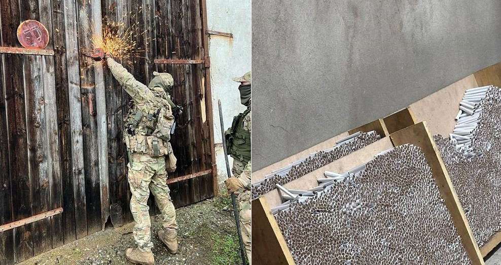 підпільна тютюнова фабрика у Виноградові на Закарпатті