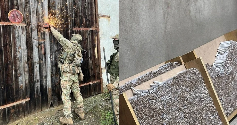 підпільна тютюнова фабрика у Виноградові на Закарпатті