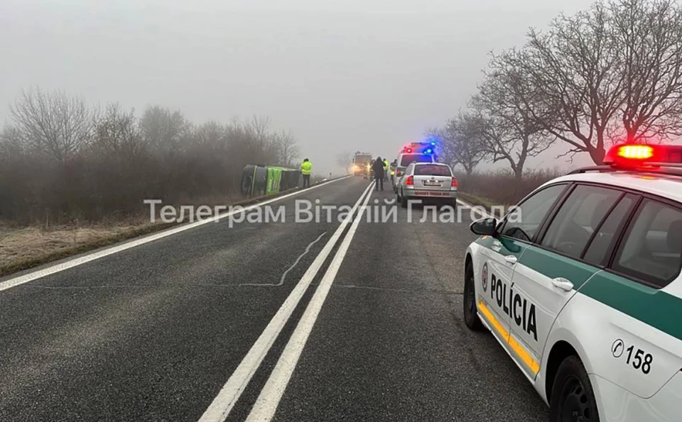 У Словаччині автобус з України потрапив у ДТП