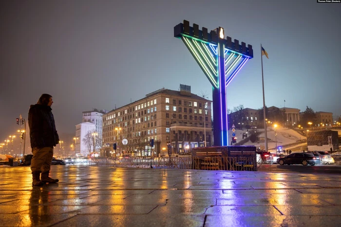 Ханукія на Майдані Незалежності в Києві