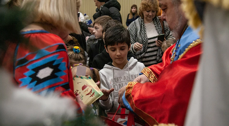 свято із подарунками для дітей загиблих військових у Львові