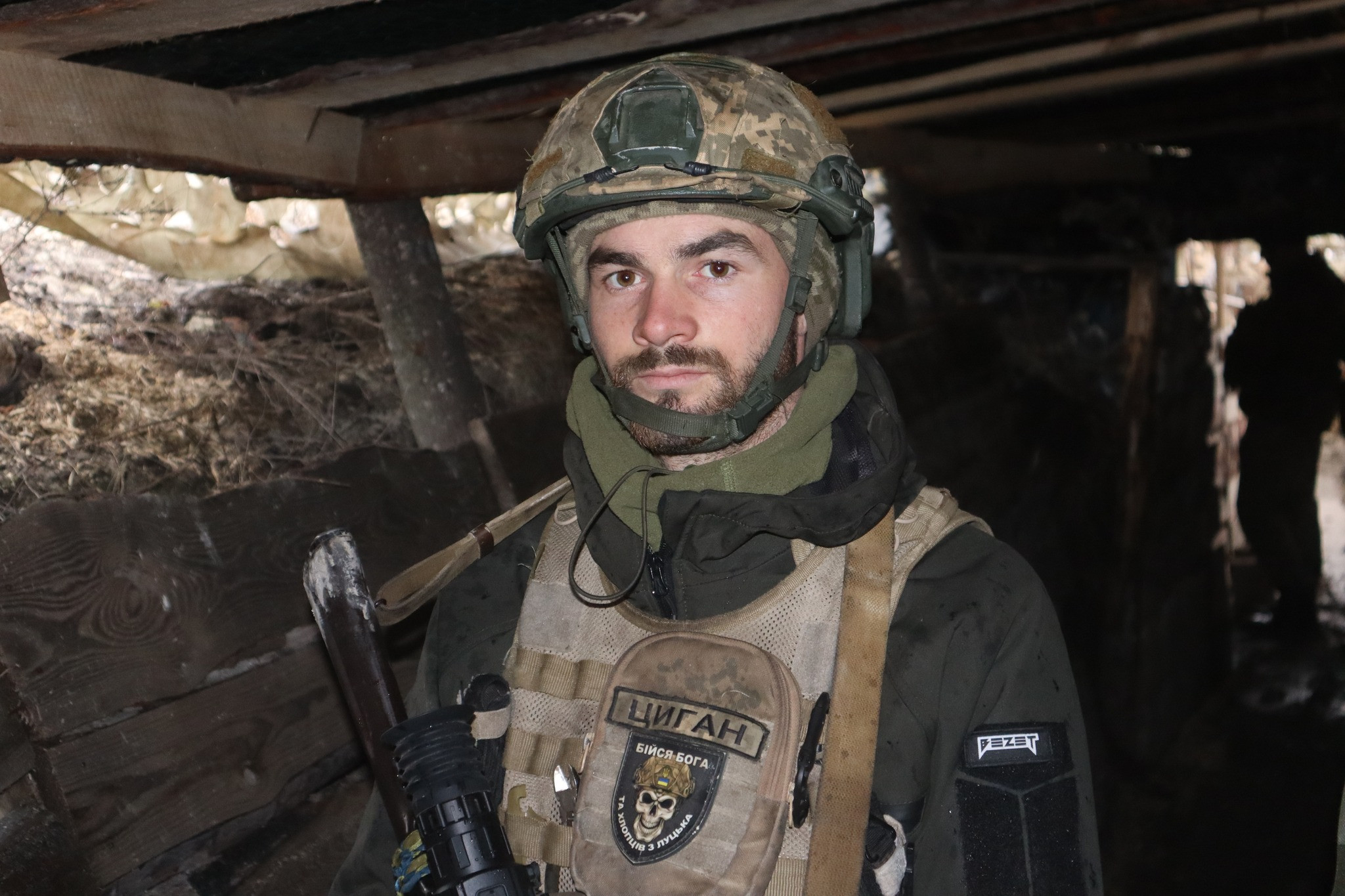 боєць Юрій на псевдо Циган