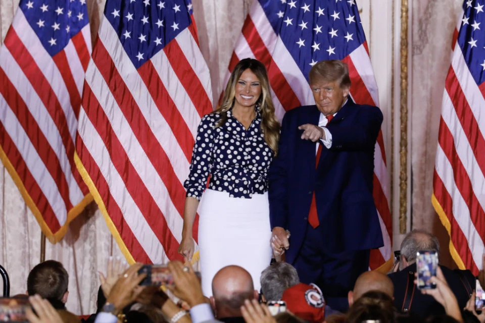 На фото: Меланія та Дональд Трамп