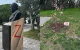 На фото: У Лісабоні невідомі розмалювали погруддя Шевченка літерами Z