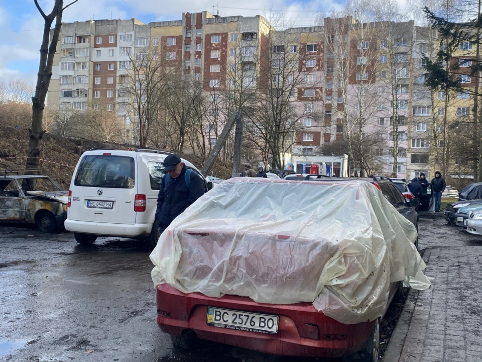на фото наслідки удару по Львову 29 грудня