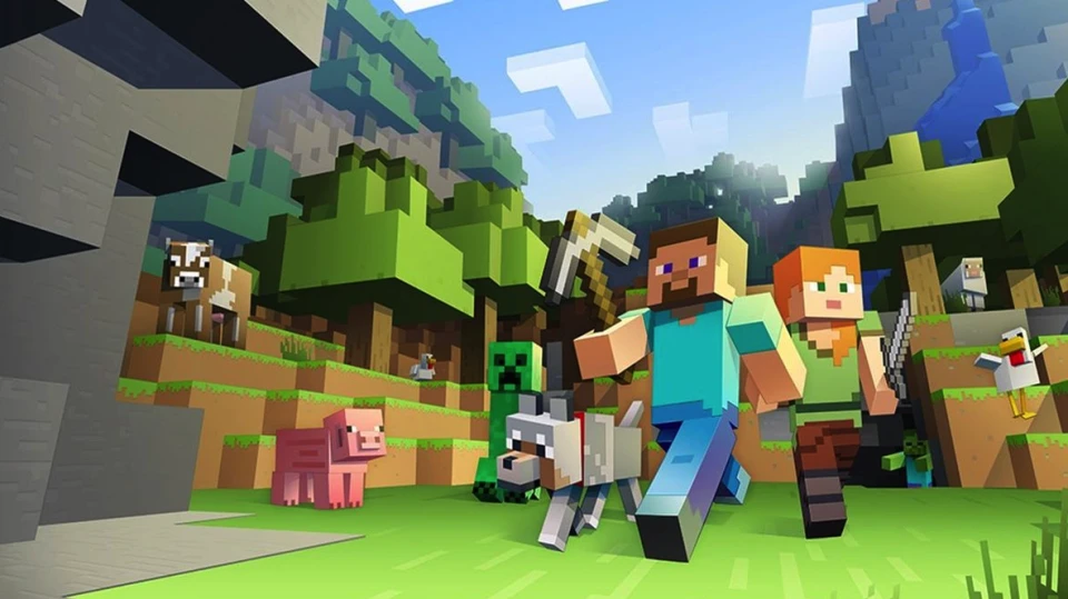 На фото: Minecraft