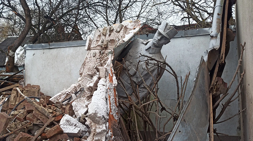 Музей Шухевича у Львові, розбір завалів