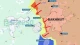 Map of fighting in Bakhmut sector