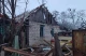 Розбитий будинок у Куп'янському районі Харківської області (7 січня 2024 року)