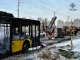 У Києві загорівся тролейбус