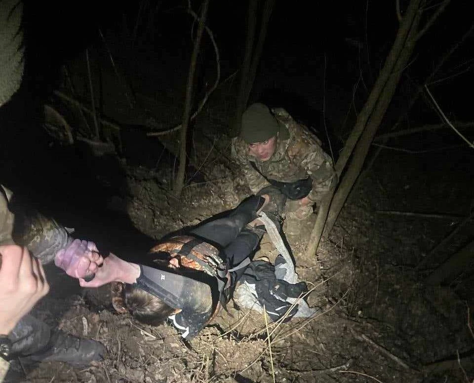 чоловік, що ледь не замерз у Тисі