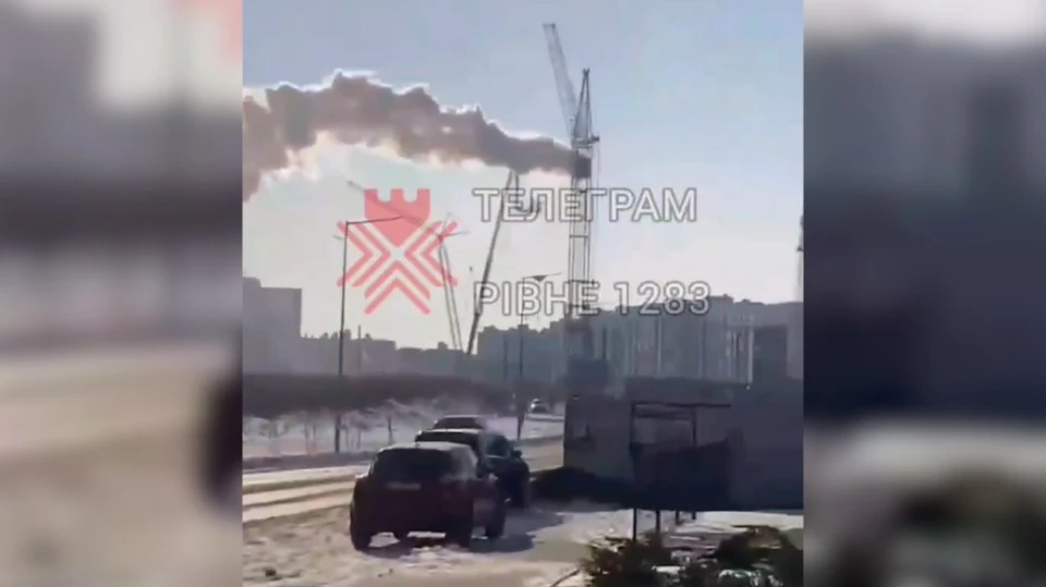 пожежа у кабіні будівельного крана